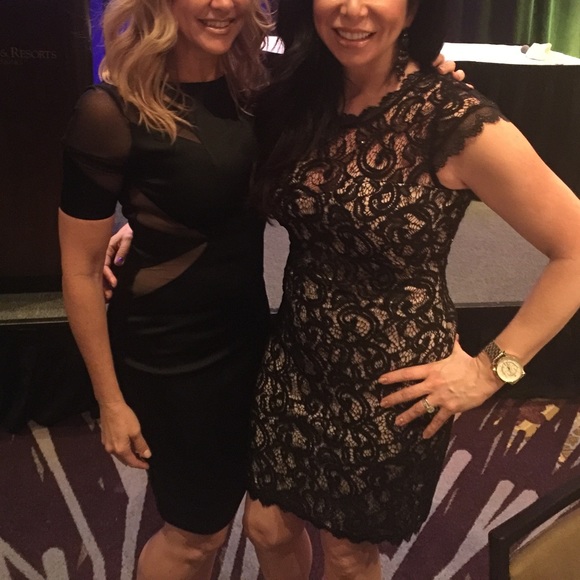 Bailey 44 heavy satin cut out dress - Picture 4 of 4